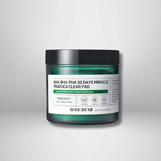 SOME BY MI AHA BHA PHA 30 Days Miracle Truecica Clear Pad: Your Path to Clear, Radiant Skin