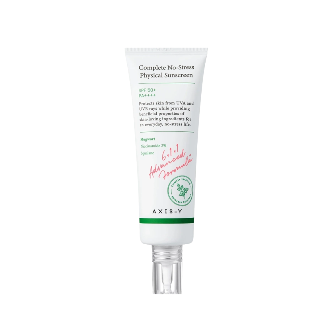 AXIS-Y Complete No-Stress Physical Sunscreen V.3 SPF 50+ PA++++: Canada's Ultimate Sun Shield for Sensitive Skin