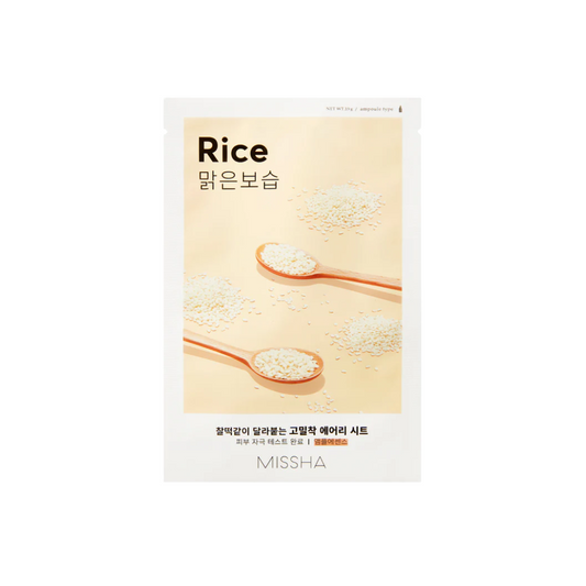 MISSHA Airy Fit Sheet Mask [Rice]: Canada's Glow Solution for Climate-Resistant Radiance