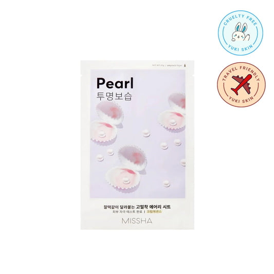MISSHA Airy Fit Sheet Mask [Pearl]: Unveil a Lustrous Glow for Your Skin in Canada