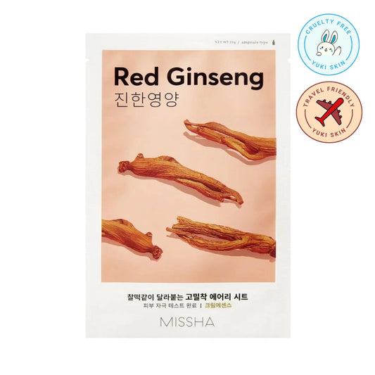 MISSHA Airy Fit Sheet Mask [Red Ginseng]: Unleash the Power of Ancient Wisdom for Your Skin in Canada