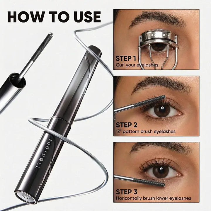 Judydoll 3D Curling Eyelash Iron Mascara Precision Design