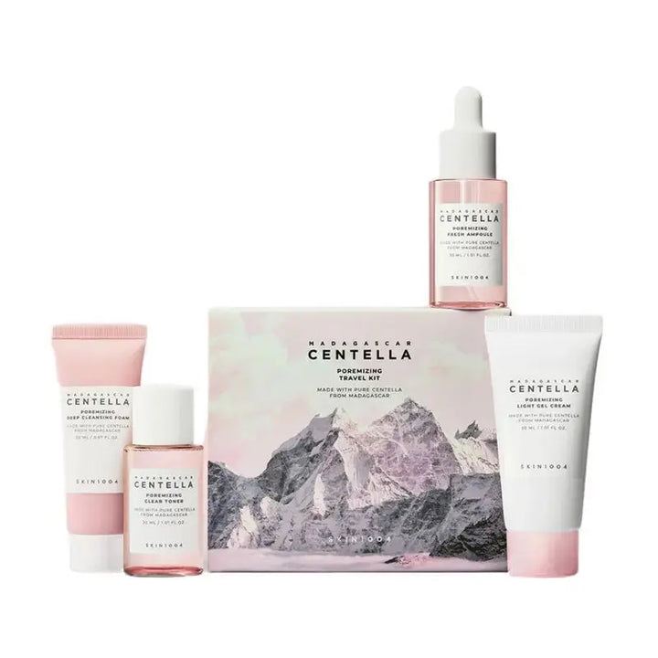Skin1004 Madagascar Centella Poremizing Travel Kit 4Pcs Seouléa