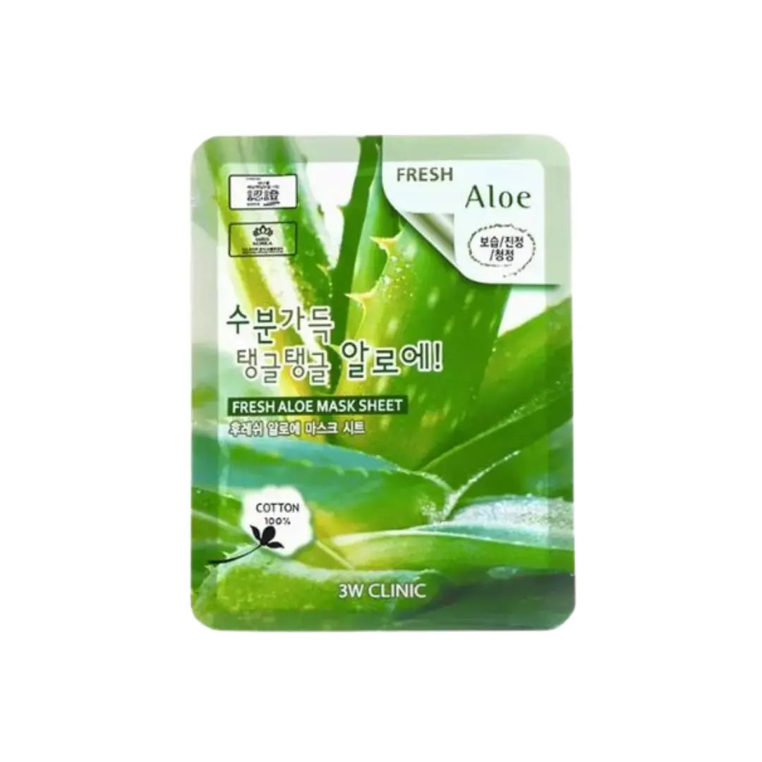 3W Clinic Fresh Aloe Mask Sheet 3W Clinic