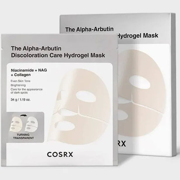 COSRX The Alpha Arbutin Discoloration Care Hydrogel Mask