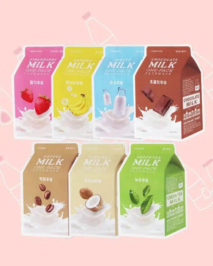 A'pieu Milk One Pack Sheet Mask Seouléa