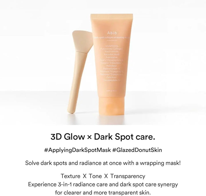 Abib Dark spot collagen wrapping mask Glutathione film Seouléa