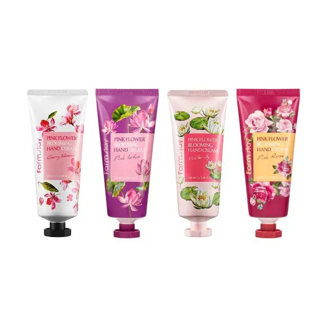 Farmstay Pink Flower Blooming Hand Cream set Seouléa