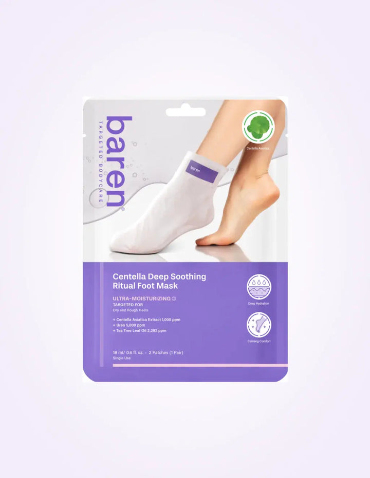 Baren Centella Deep Soothing Ritual Foot Mask (Set of 3) - Seouléa