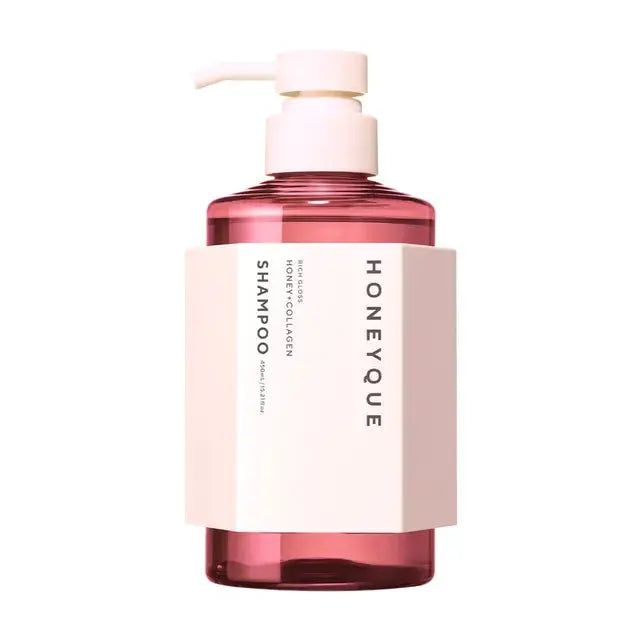 HONEYQUE Rich Gloss Honey + Collagen Shampoo 450ml HONEYQUE