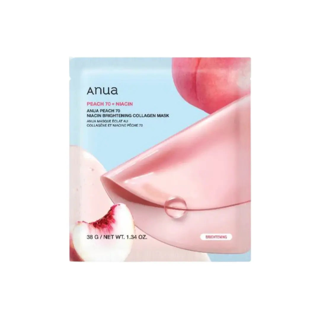 ANUA Peach 70 Niacin Hydrating Hydrogel Face Mask (38g) Anua