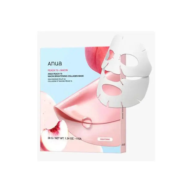 ANUA Peach 70 Niacin Hydrating Hydrogel Face Mask (38g) Anua