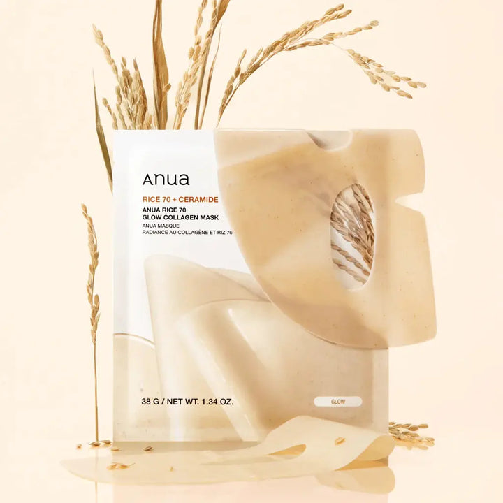 ANUARice70GlowCollagenMask