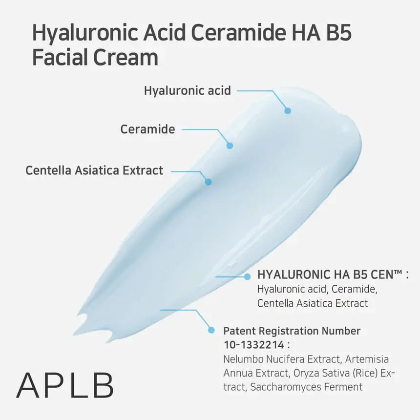 APLB Hyaluronic Acid Ceramide HA B5 Facial Cream APLB
