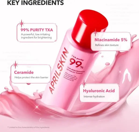 APRILSKIN TXA Niacinamide Toning Shot 99 Milky Toner APRILSKIN