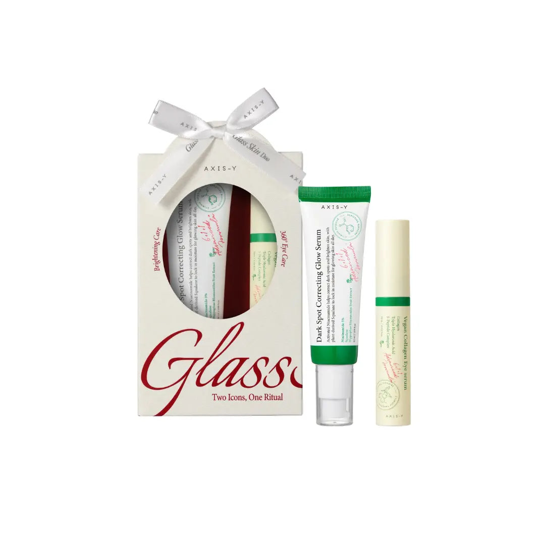 AXIS-Y Glass Skin Duo Set (Glow Serum+Eye Serum) AXIS-Y