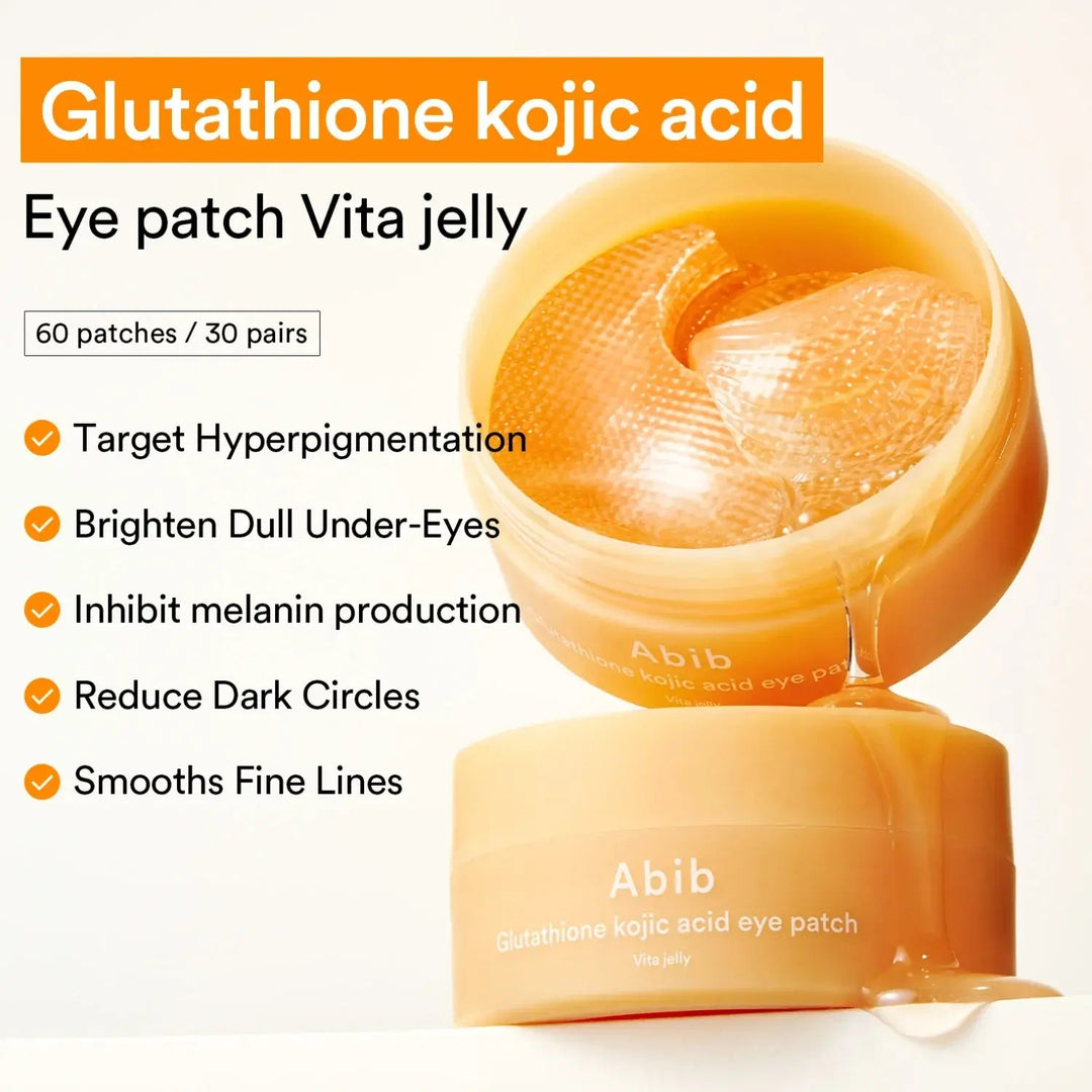Abib Glutathione Kojic Acid Eye Patch Vita Jelly Abib