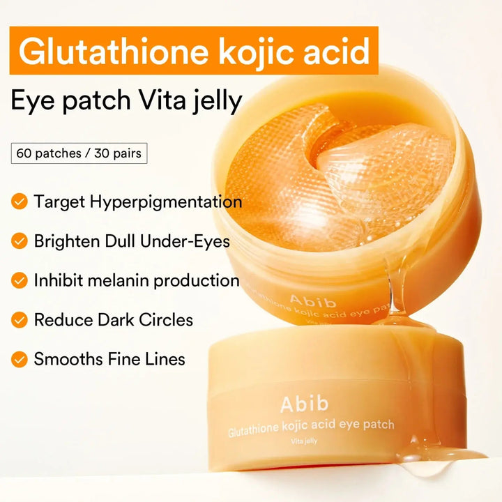Abib Glutathione Kojic Acid Eye Patch Vita Jelly Abib