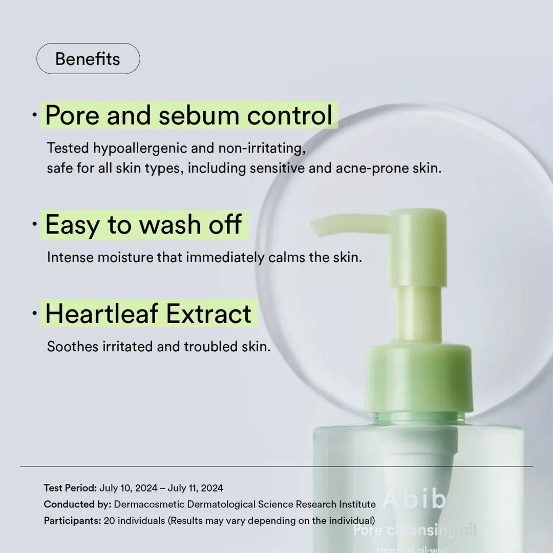 Abib Pore Cleansing Oil Heartleaf Oil-Wash Abib