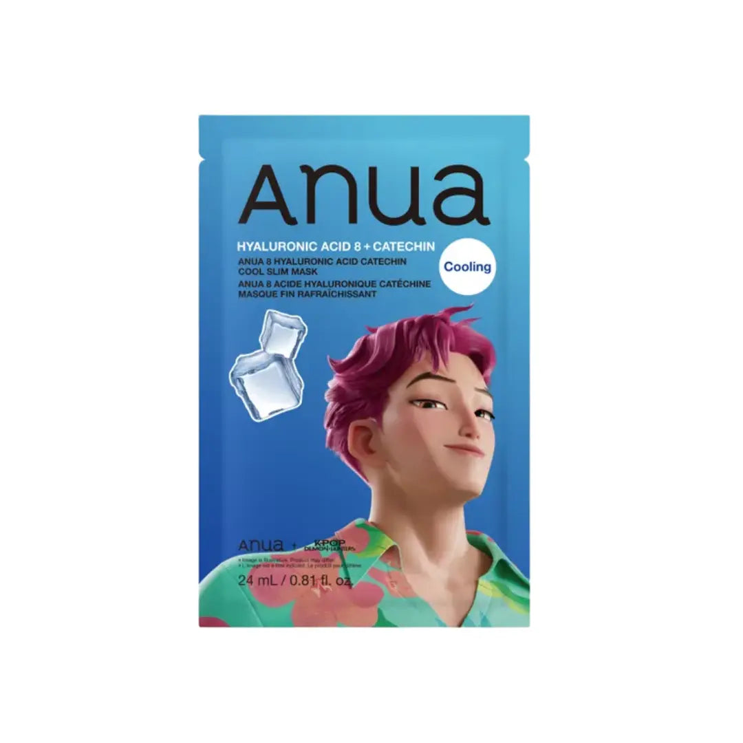 Anua Kpop Demon Hunters 8 Hyaluronic Acid Catechin Cool Slim Mask Anua
