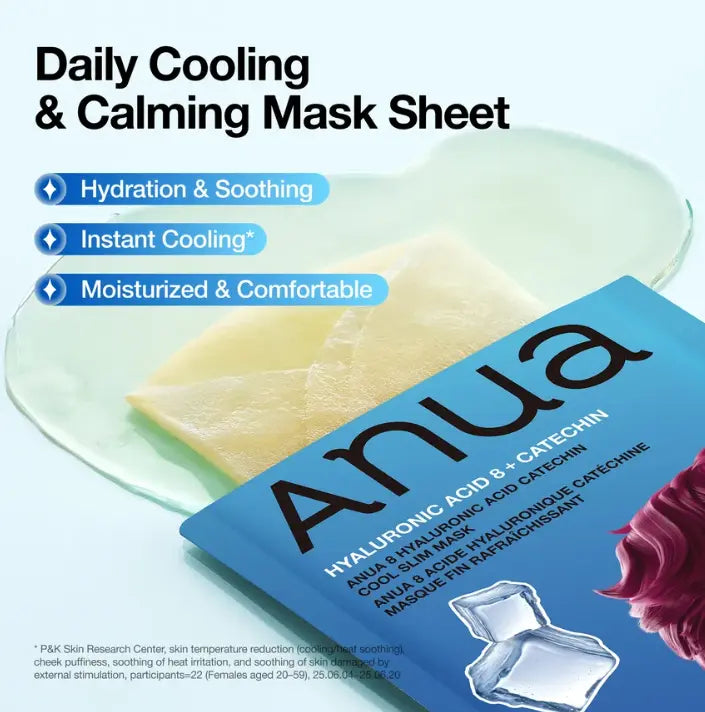 Anua Kpop Demon Hunters 8 Hyaluronic Acid Catechin Cool Slim Mask Anua