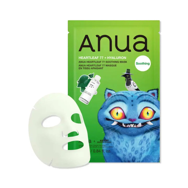 Anua Kpop Demon Hunters Heartleaf 77 Soothing Mask Anua