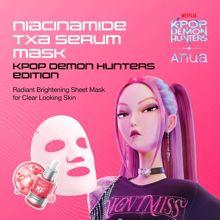 Anua Kpop Demon Hunters Niacinamide TXA Serum Mask Anua