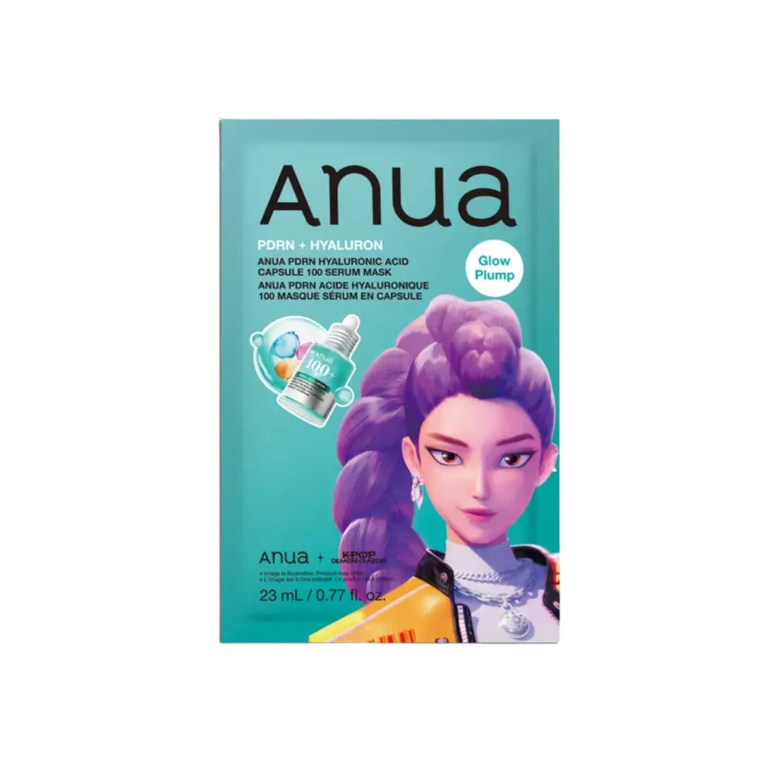 Anua Kpop Demon Hunters PDRN Hyaluronic Acid Capsule 100 Serum Mask Anua