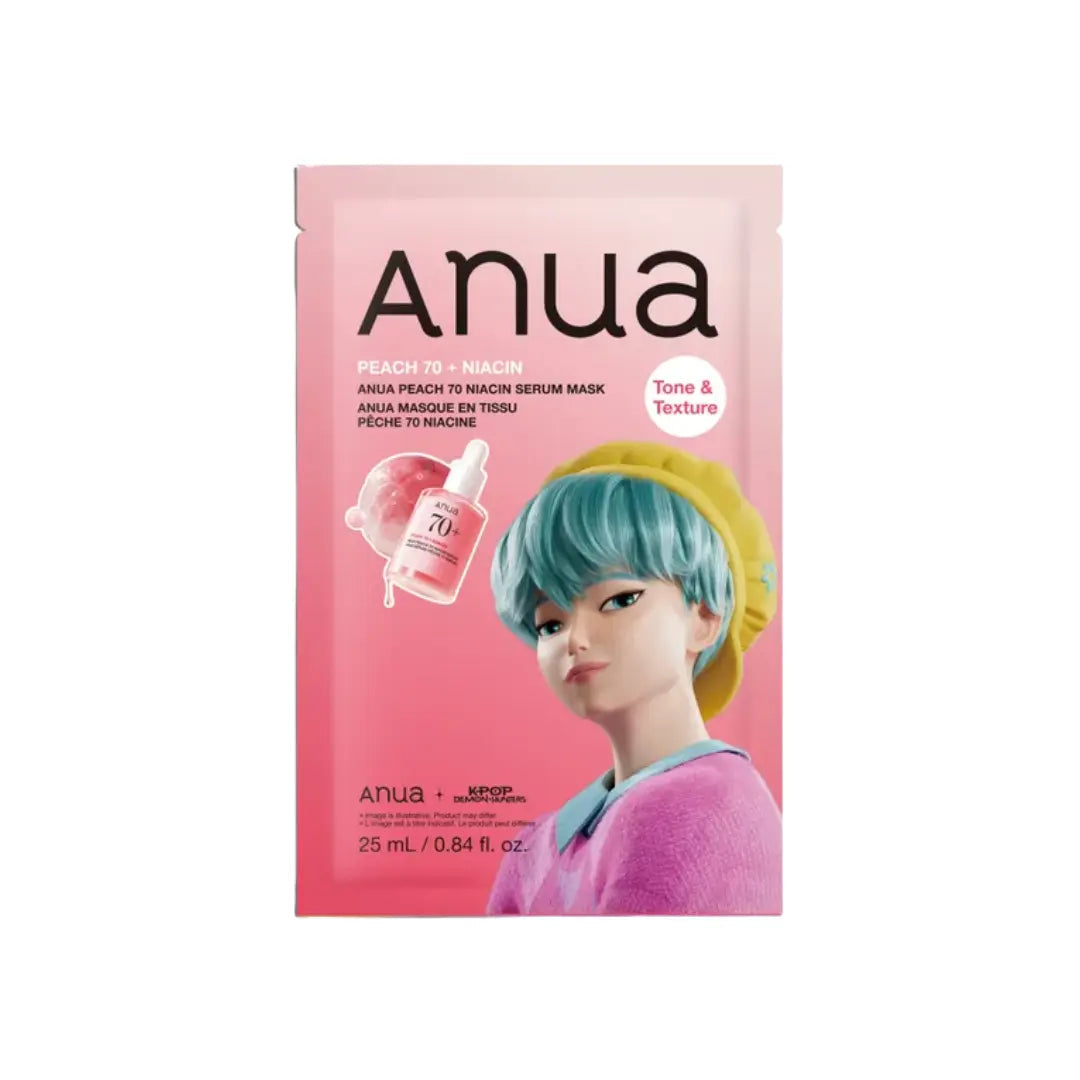 Anua Kpop Demon Hunters Peach 70 Niacin Serum Mask Anua