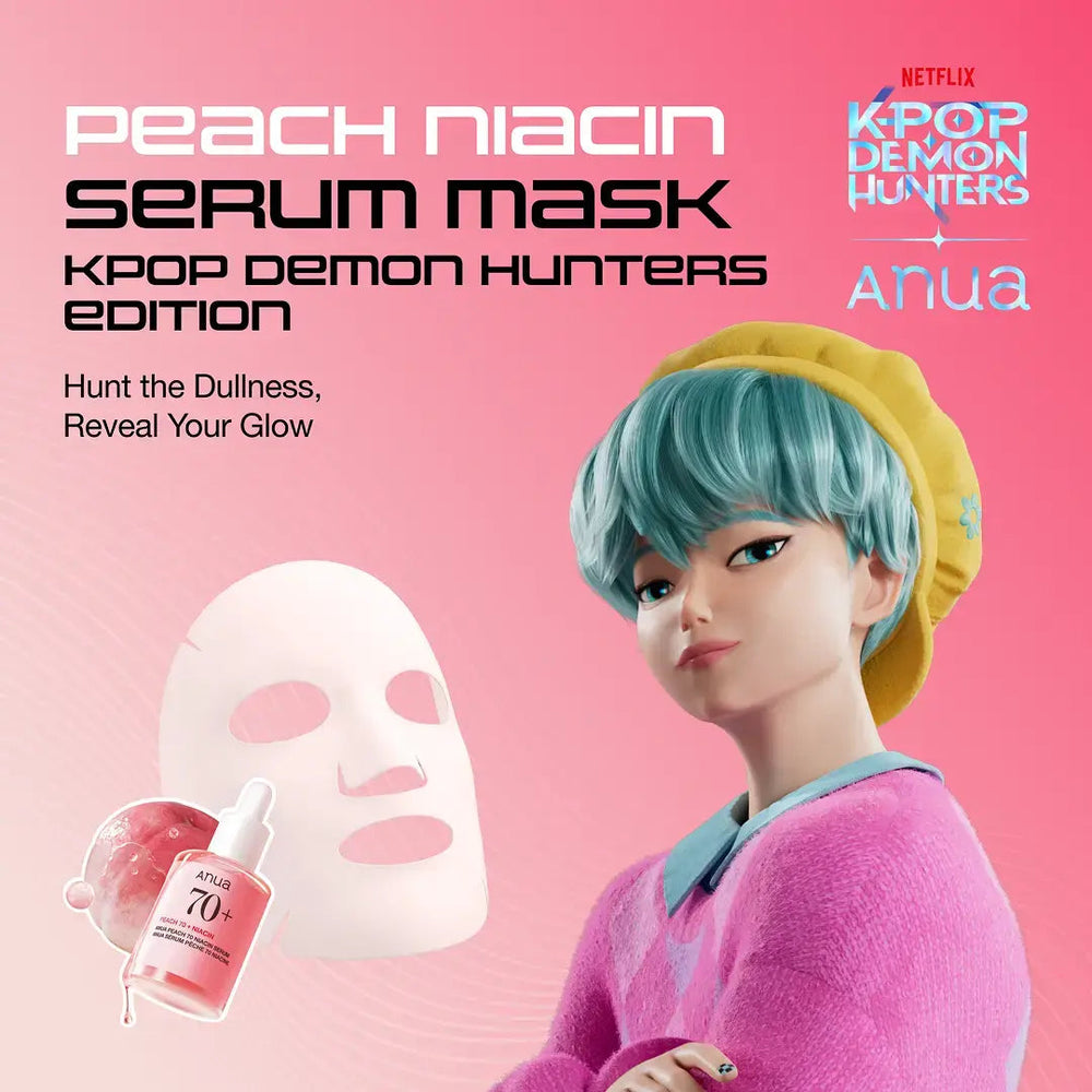 Anua Kpop Demon Hunters Peach 70 Niacin Serum Mask Anua