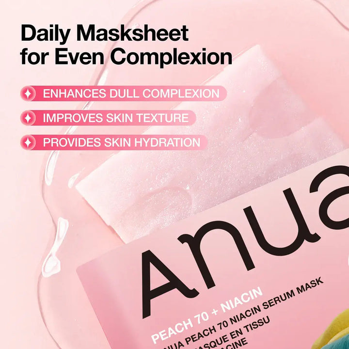 Anua Kpop Demon Hunters Peach 70 Niacin Serum Mask Anua