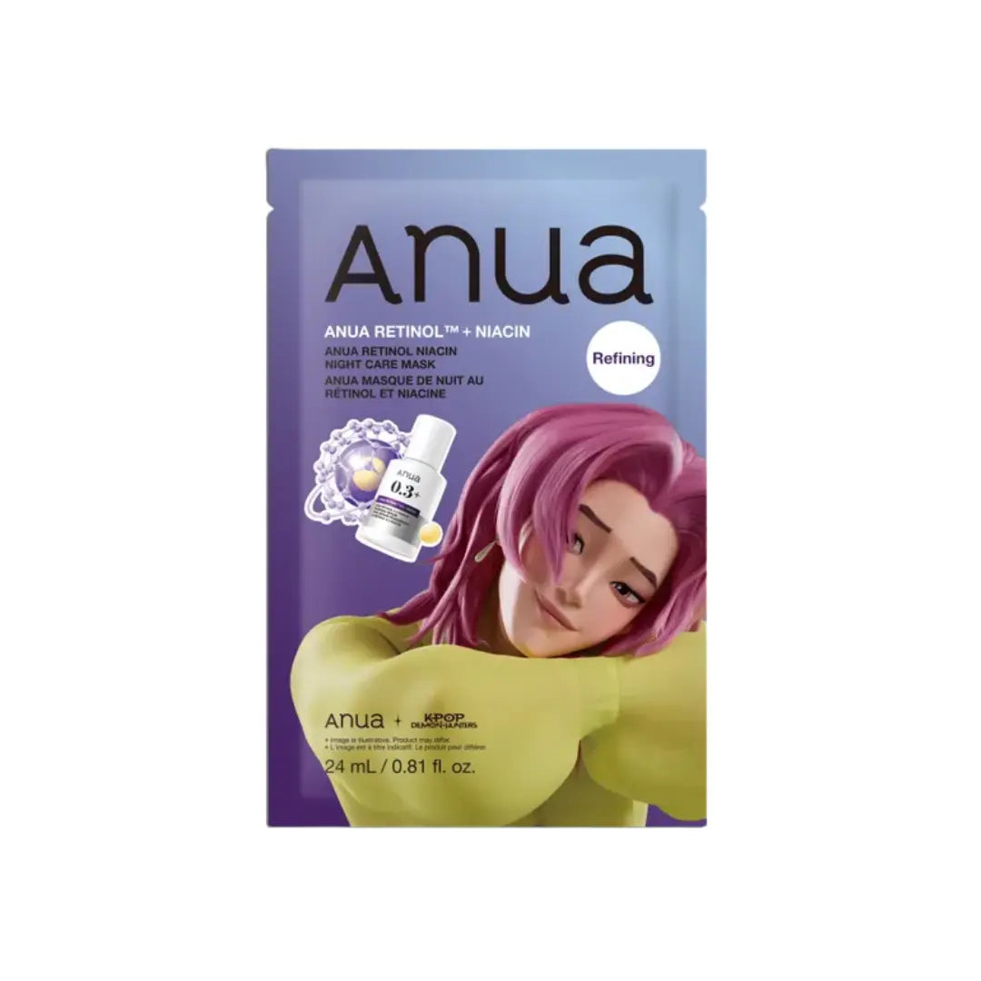 Anua Kpop Demon Hunters Retinol Niacin Night Care Mask Anua
