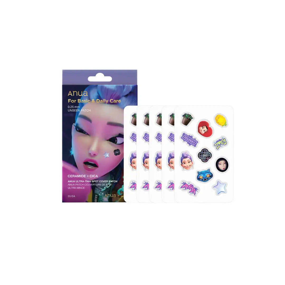 Anua Kpop Demon Hunters Ultra-Thin Spot Cover Patch Set Anua