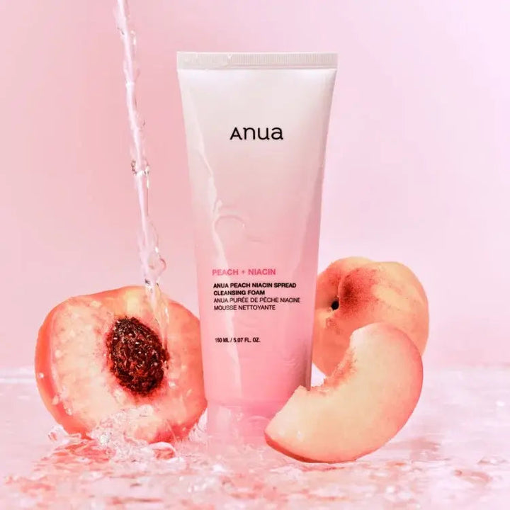Anua Peach Niacin Spread Cleansing Foam Anua