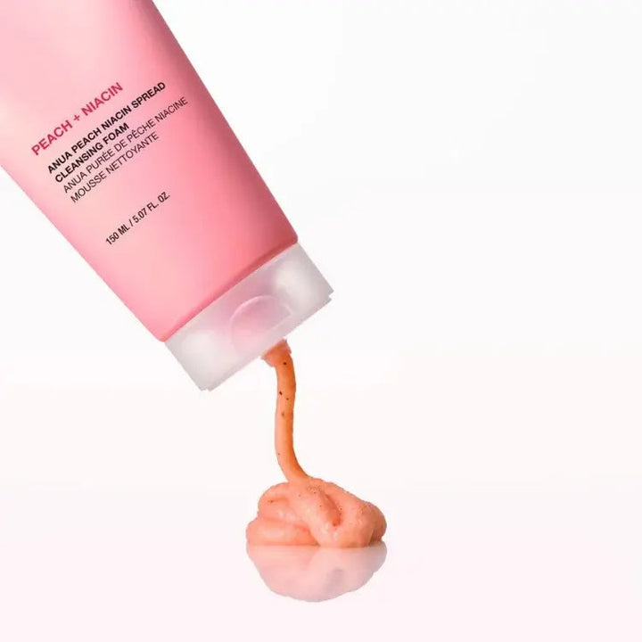Anua Peach Niacin Spread Cleansing Foam Anua