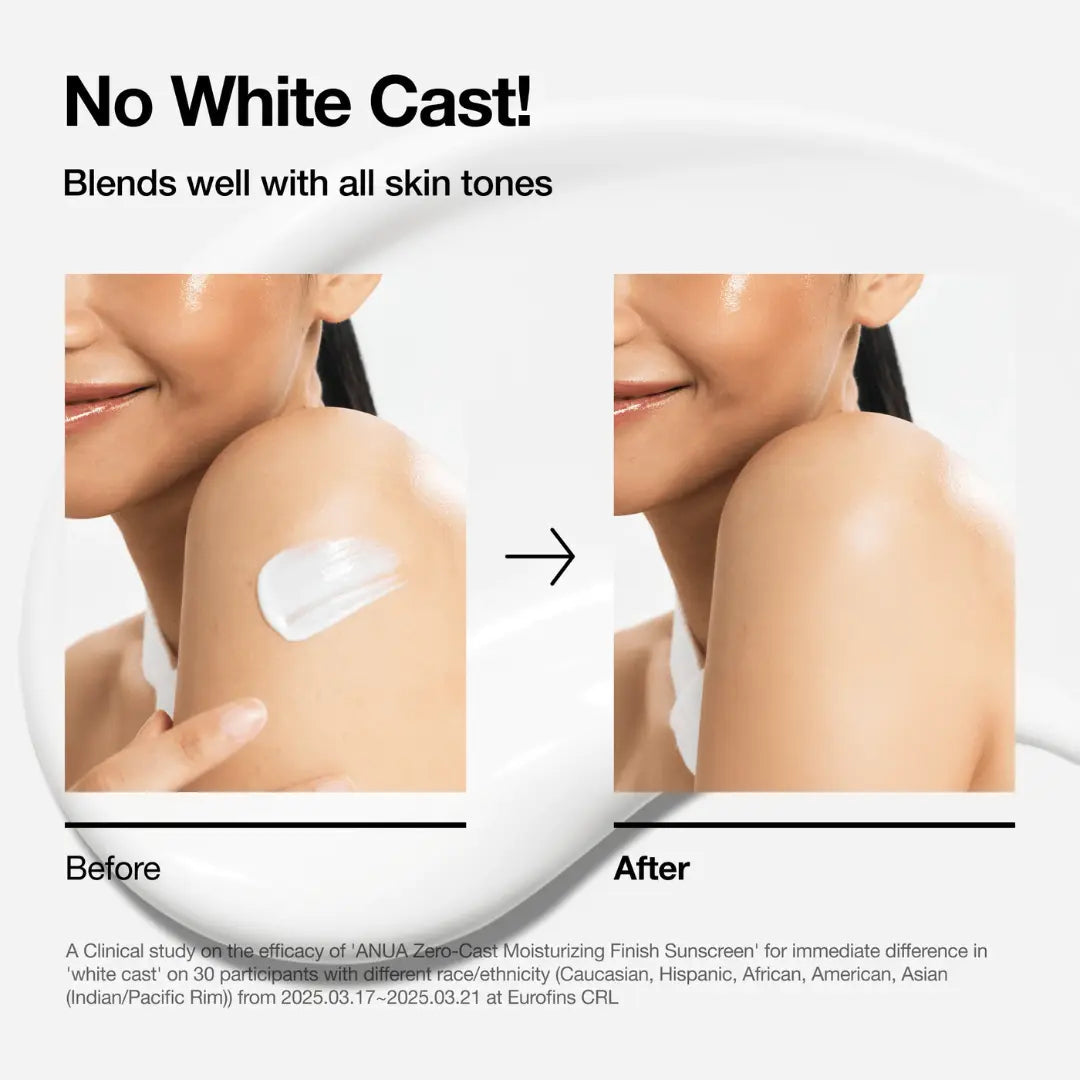Anua Zero Cast Moisturizing Finish Sun Care Anua