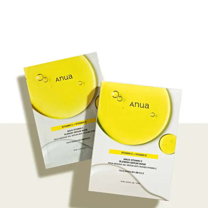 Anua vitamin C + vitamin E blemish serum mask Anua