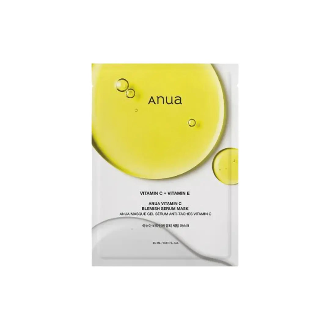 Anua vitamin C + vitamin E blemish serum mask Anua