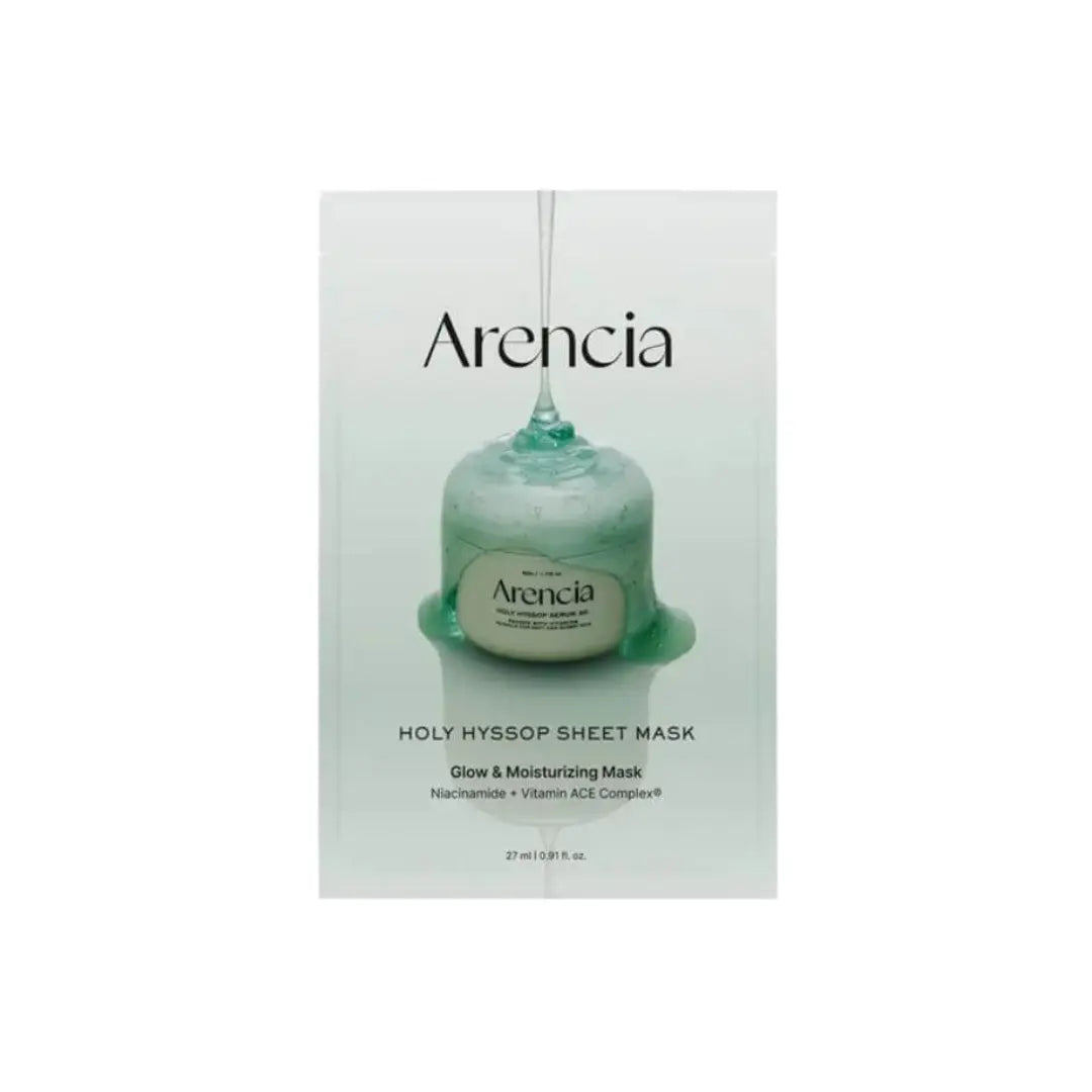 Arencia Holy Hyssop Hydrating Sheet Face Mask Arencia