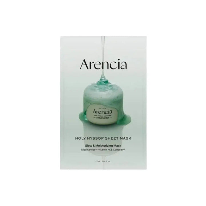 Arencia Holy Hyssop Hydrating Sheet Face Mask Arencia