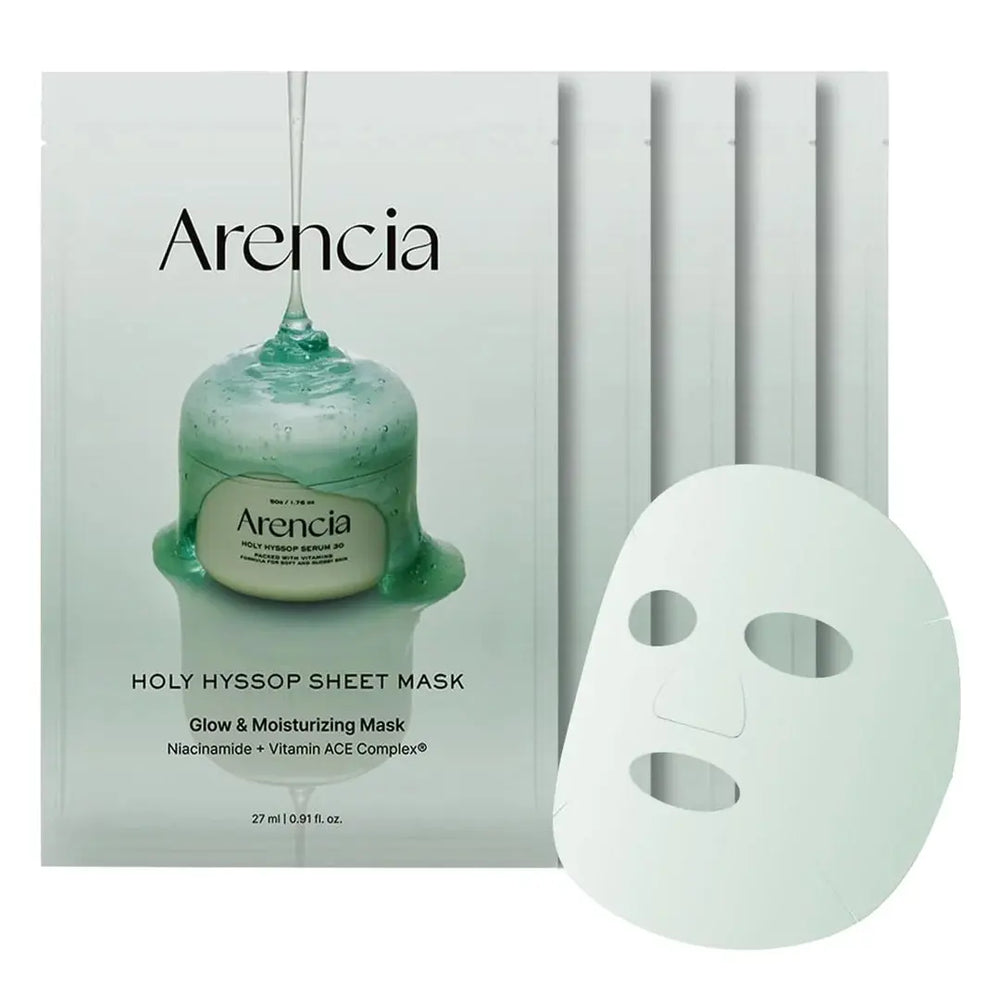 Arencia Holy Hyssop Hydrating Sheet Face Mask Arencia