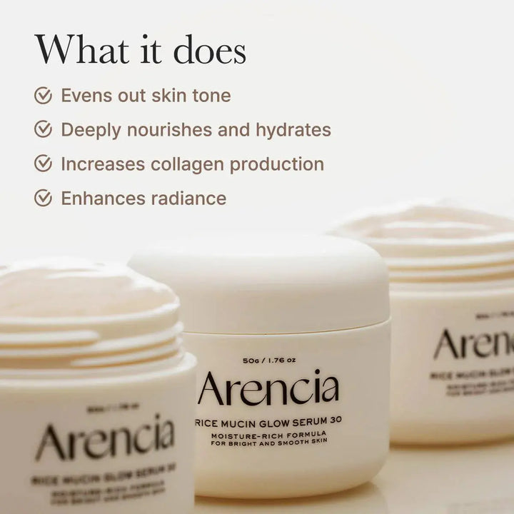 ARENCIA Rice Mucin Glow Serum 30 (50g) Arencia
