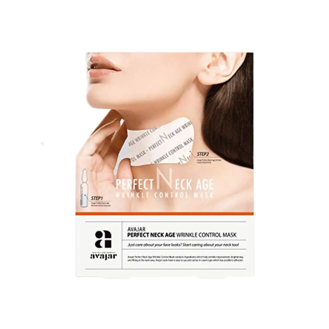 Avajar Perfect Neck Age Wrinkle Control Mask Avajar