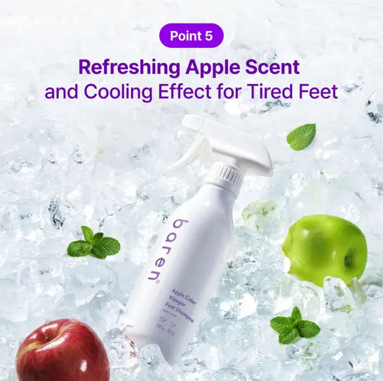 BAREN Apple Cider Vinegar Foot Shampoo Baren