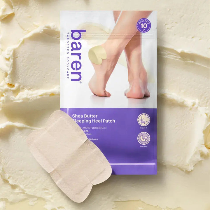 BAREN Shea Butter Sleeping Heel Patch (10ea) Baren