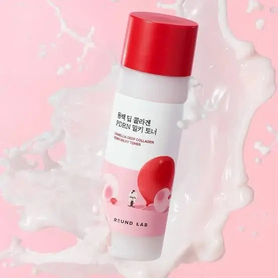 Round Lab Camellia Deep Collagen PDRN Milky Toner 150ml - Seouléa