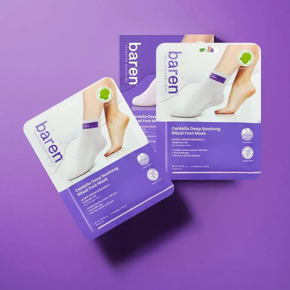 Baren Centella Deep Soothing Ritual Foot Mask (Set of 3) - Seouléa