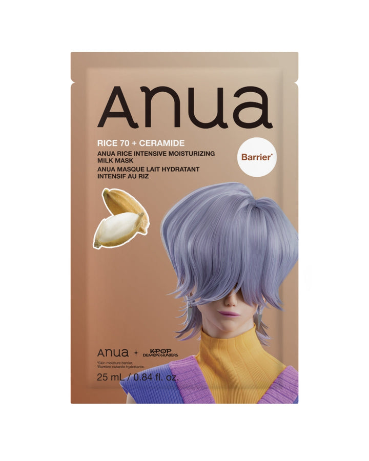 Anua Kpop Demon Hunters Rice Intensive Moisturizing Milk Mask