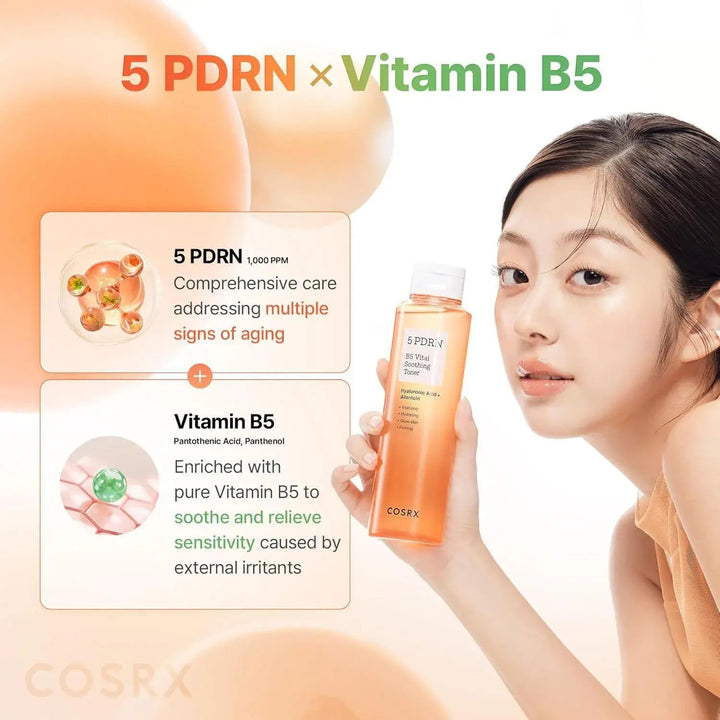 COSRX 5PDRN B5 Vital Soothing Toner COSRX