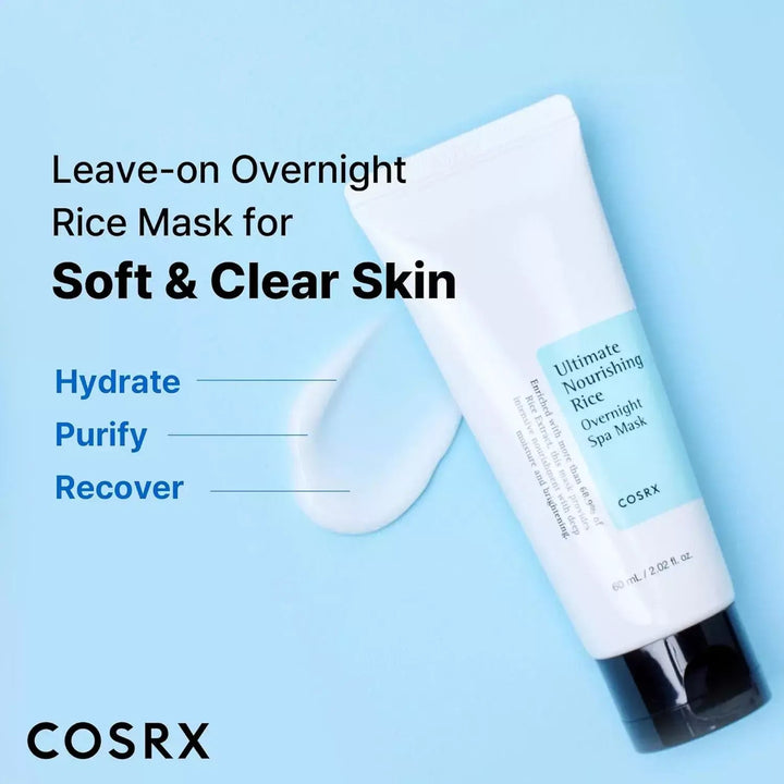 COSRX Ultimate Nourishing Rice Overnight Spa Mask
